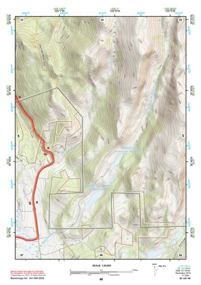 38105NE Page 46 Pikes Peak Topo Preview 1