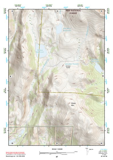 38105NE Page 47 Pikes Peak Topo Preview 1