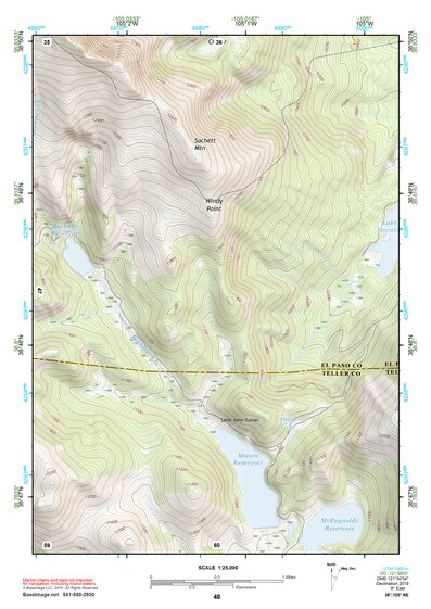 38105NE Page 48 Pikes Peak Topo Preview 1