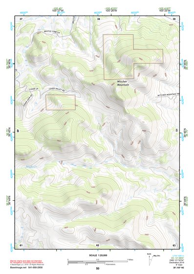 38105NE Page 50 Pikes Peak Topo Preview 1