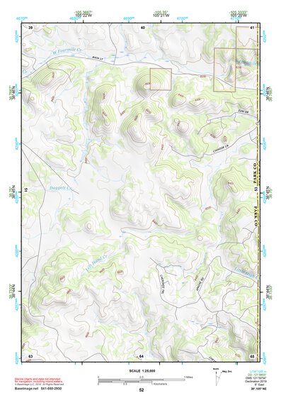 38105NE Page 52 Pikes Peak Topo Preview 1