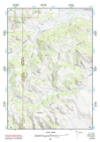 38105NE Page 53 Pikes Peak Topo Preview 1