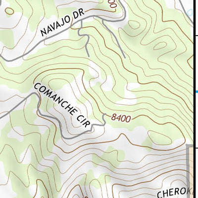 38105NE Page 53 Pikes Peak Topo Preview 3