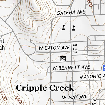 38105NE Page 56 Pikes Peak Topo Preview 2