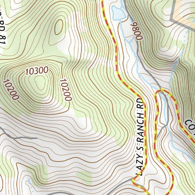 38105NE Page 58 Pikes Peak Topo Preview 2