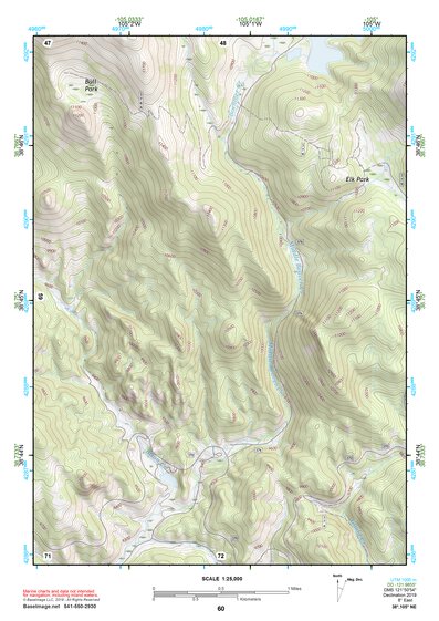38105NE Page 60 Pikes Peak Topo Preview 1