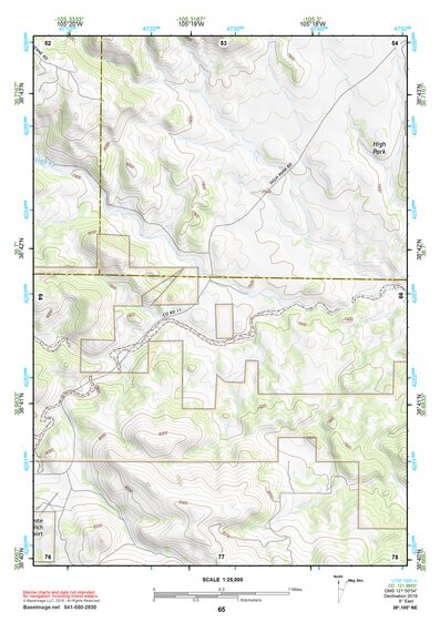 38105NE Page 65 Pikes Peak Topo Preview 1