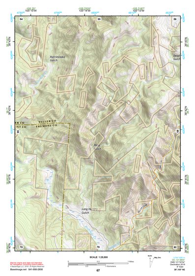 38105NE Page 67 Pikes Peak Topo Preview 1