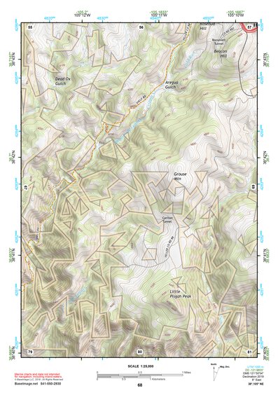 38105NE Page 68 Pikes Peak Topo Preview 1
