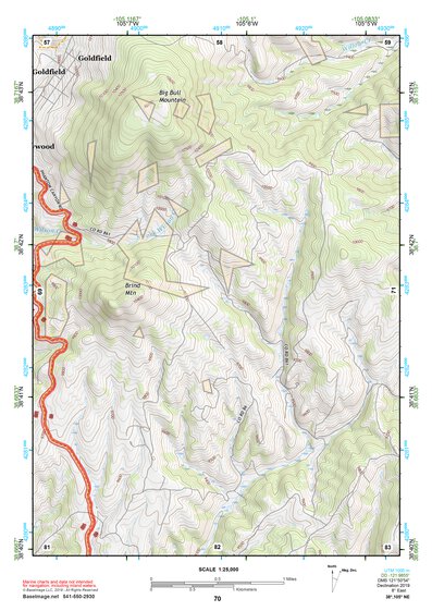 38105NE Page 70 Pikes Peak Topo Preview 1