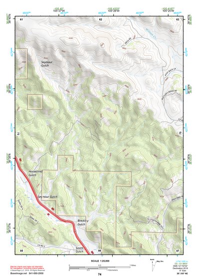 38105NE Page 74 Pikes Peak Topo Preview 1