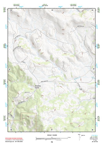 38105NE Page 75 Pikes Peak Topo Preview 1