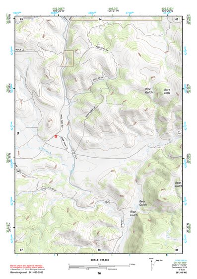 38105NE Page 76 Pikes Peak Topo Preview 1