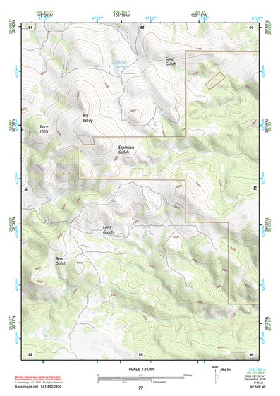 38105NE Page 77 Pikes Peak Topo Preview 1