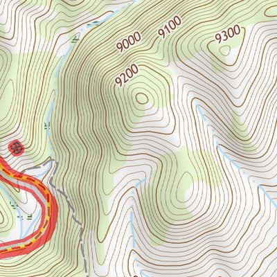 38105NE Page 82 Pikes Peak Topo Preview 2