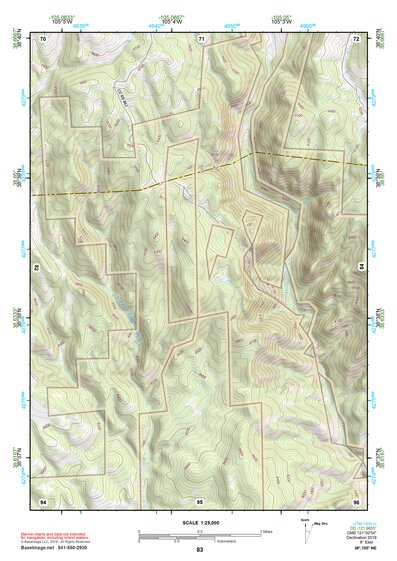 38105NE Page 83 Pikes Peak Topo Preview 1