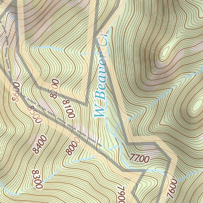 38105NE Page 83 Pikes Peak Topo Preview 3
