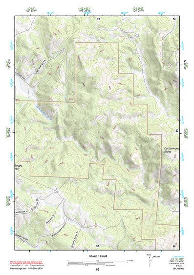 38105NE Page 85 Pikes Peak Topo Preview 1
