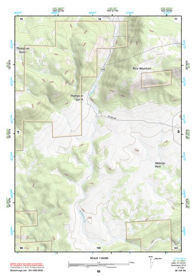 38105NE Page 88 Pikes Peak Topo Preview 1