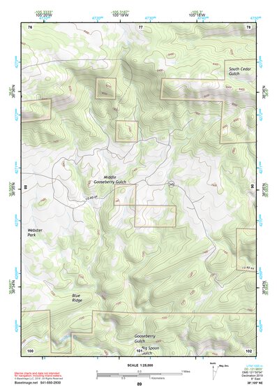 38105NE Page 89 Pikes Peak Topo Preview 1