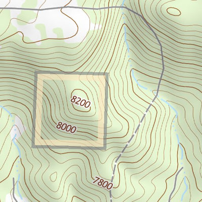 38105NE Page 89 Pikes Peak Topo Preview 3