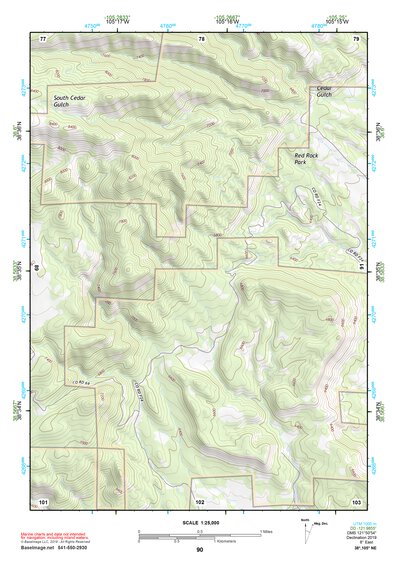 38105NE Page 90 Pikes Peak Topo Preview 1