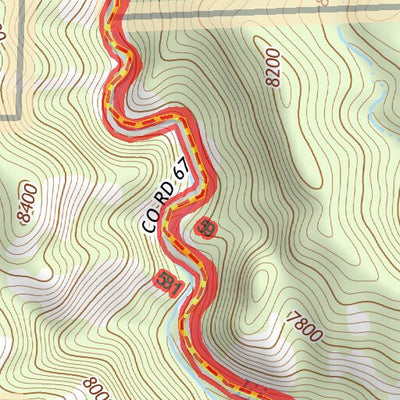 38105NE Page 94 Pikes Peak Topo Preview 2
