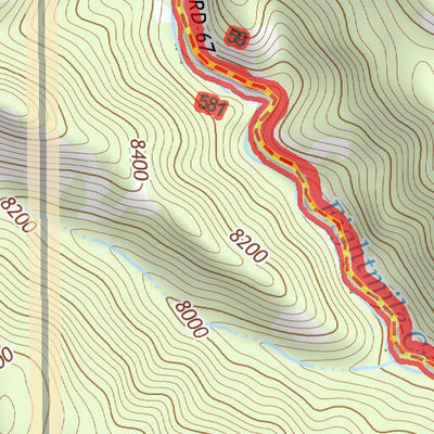 38105NE Page 94 Pikes Peak Topo Preview 3