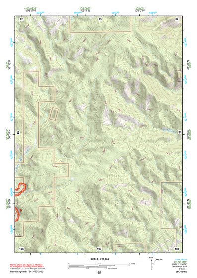 38105NE Page 95 Pikes Peak Topo Preview 1
