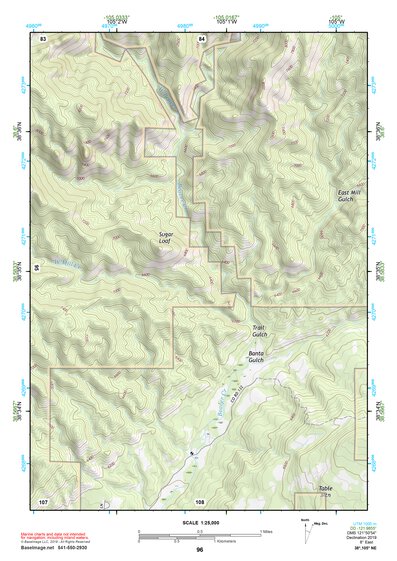 38105NE Page 96 Pikes Peak Topo Preview 1