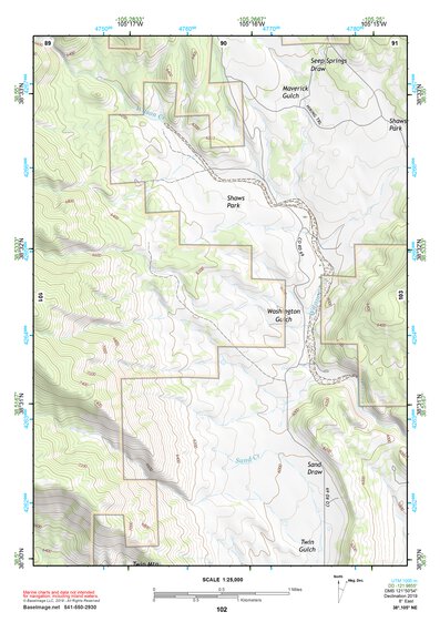 38105NE Page 102 Pikes Peak Topo Preview 1