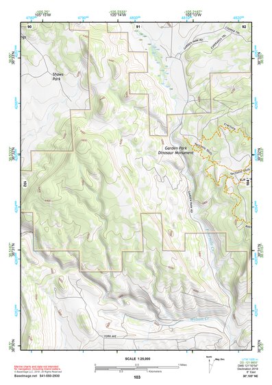 38105NE Page 103 Pikes Peak Topo Preview 1