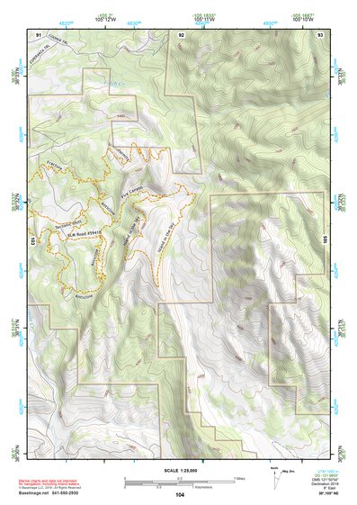 38105NE Page 104 Pikes Peak Topo Preview 1