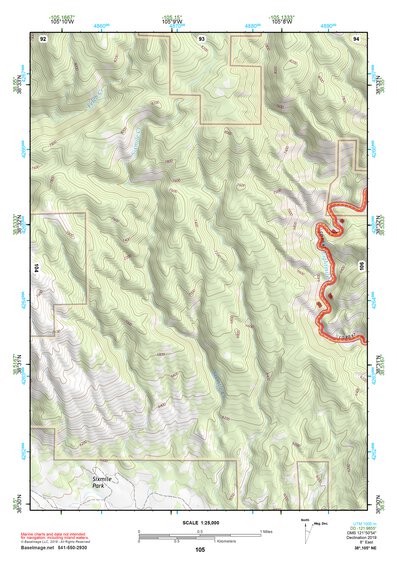 38105NE Page 105 Pikes Peak Topo Preview 1