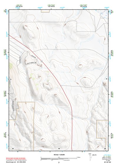 38105NW Page 7 Pikes Peak Topo Preview 1