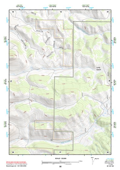 38105NW Page 55 Pikes Peak Topo Preview 1
