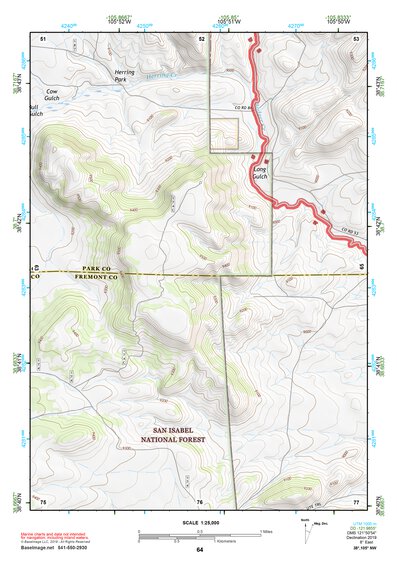 38105NW Page 64 Pikes Peak Topo Preview 1