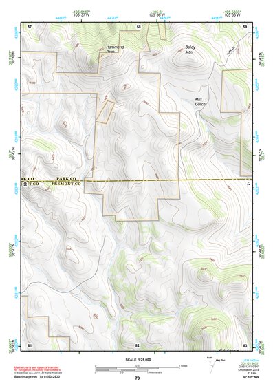 38105NW Page 70 Pikes Peak Topo Preview 1