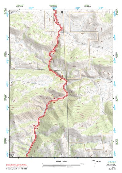 38105NW Page 77 Pikes Peak Topo Preview 1