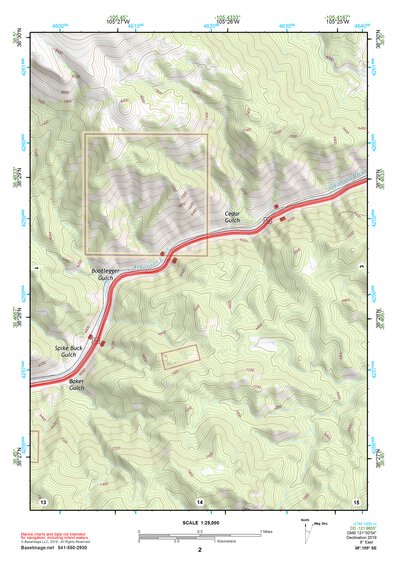 38105SE Page 2 Canon City Topo Preview 1