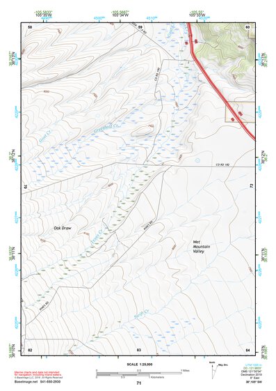 38105SW Page 71 Canon City Topo Preview 1