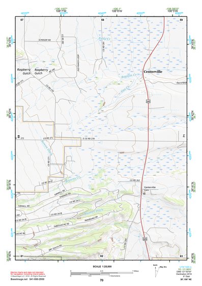 38106NE Page 70 Gunnison Topo Preview 1