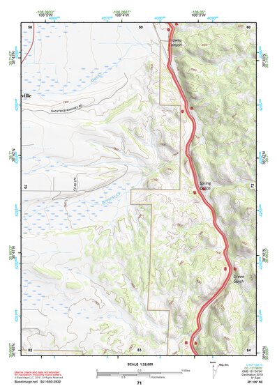 38106NE Page 71 Gunnison Topo Preview 1