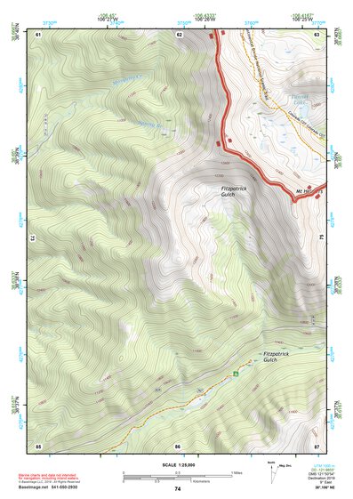 38106NE Page 74 Gunnison Topo Preview 1