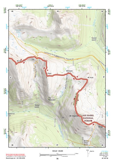 38106NE Page 75 Gunnison Topo Preview 1
