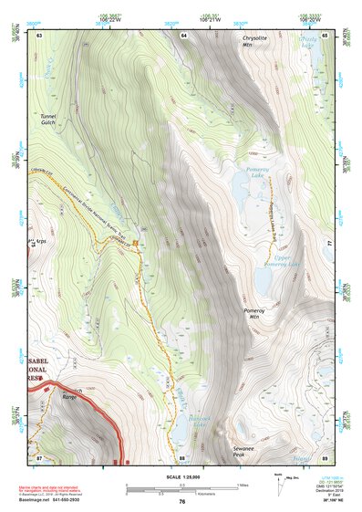 38106NE Page 76 Gunnison Topo Preview 1