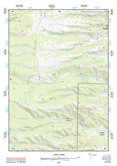 38106NE Page 81 Gunnison Topo Preview 1