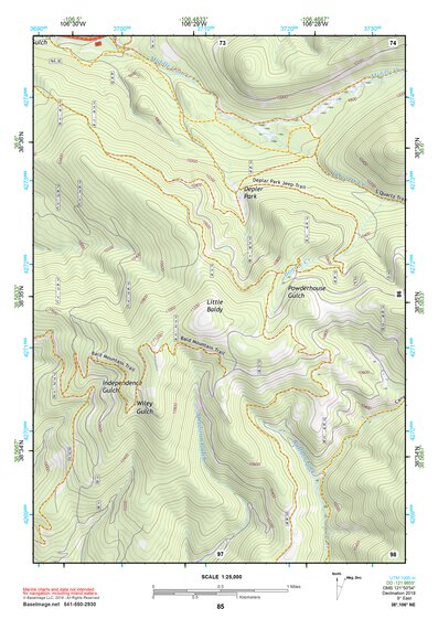 38106NE Page 85 Gunnison Topo Preview 1