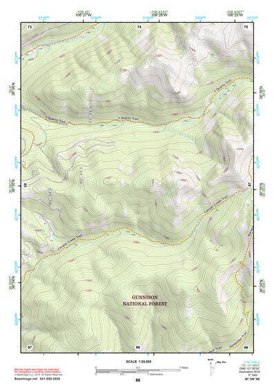 38106NE Page 86 Gunnison Topo Preview 1