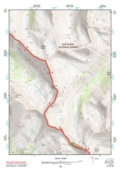 38106NW Page 12 Gunnison Topo Preview 1